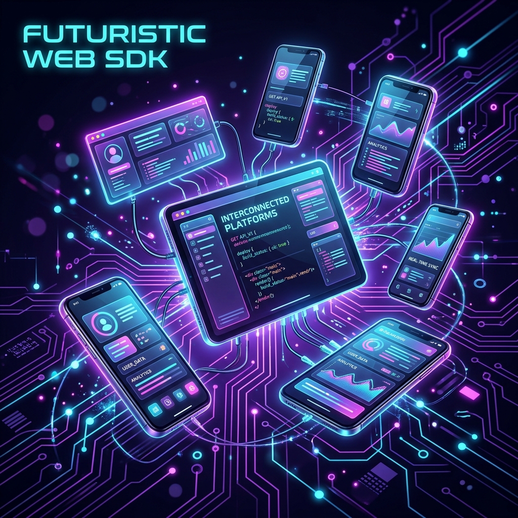 Native SDK Ecosystem abstract visualization